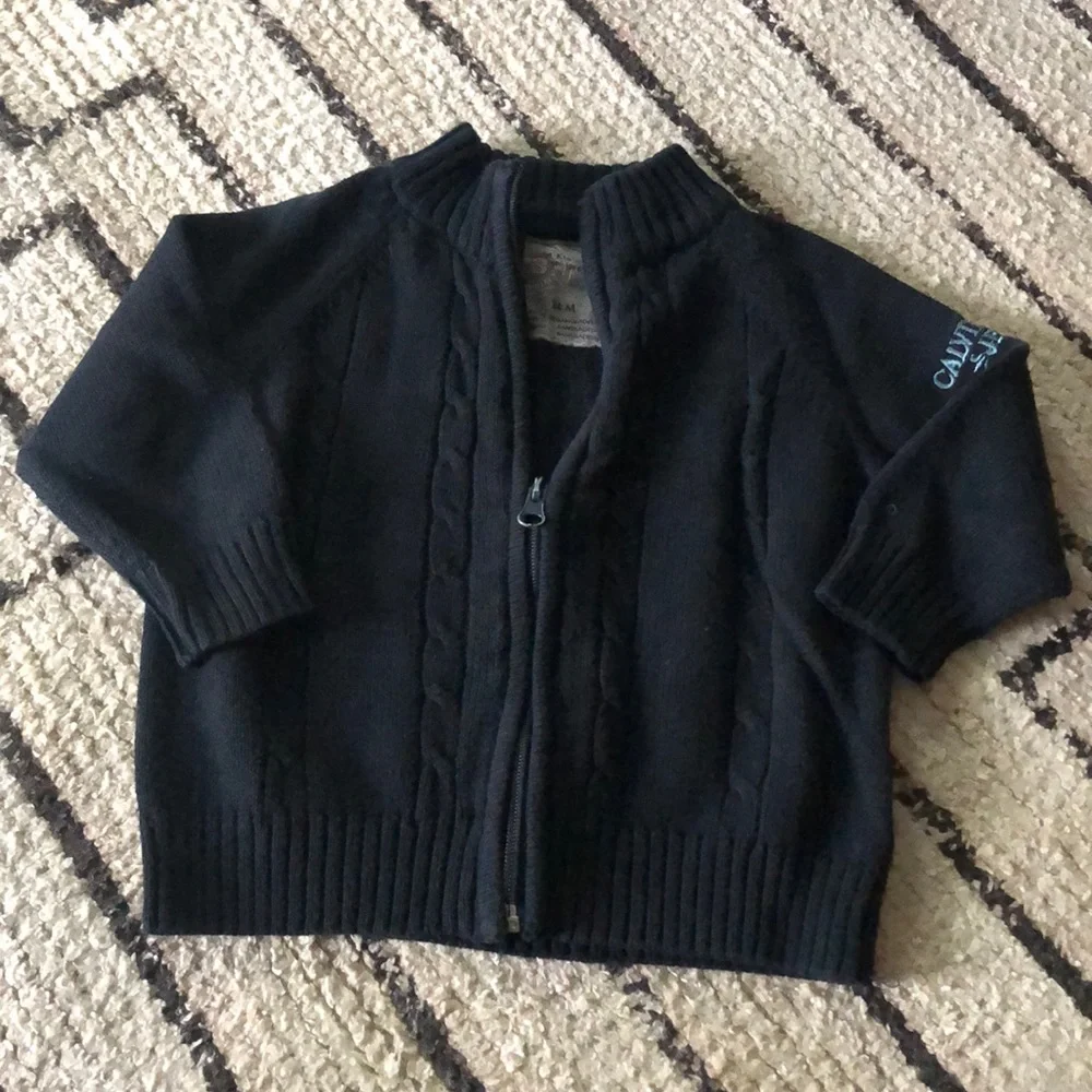 Calvin Klein zip up sweater